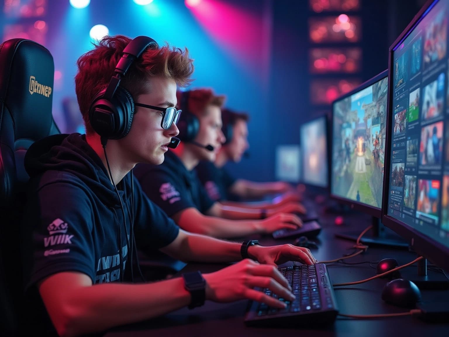 Elite Gamers in Action