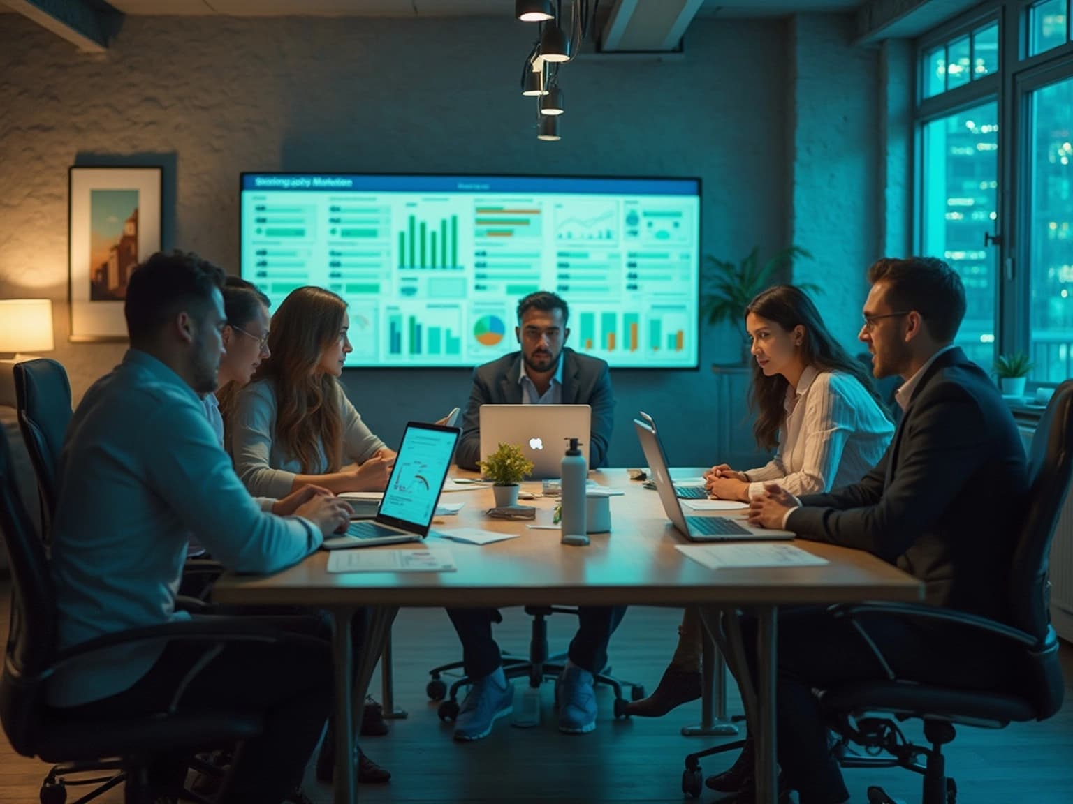 Strategic Marketing Session in a Mobile Game Agency