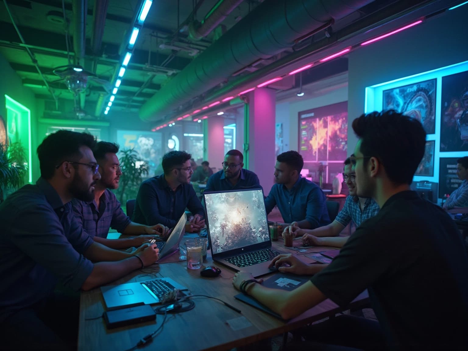 Dynamic Video Game Marketing Team Collaboration