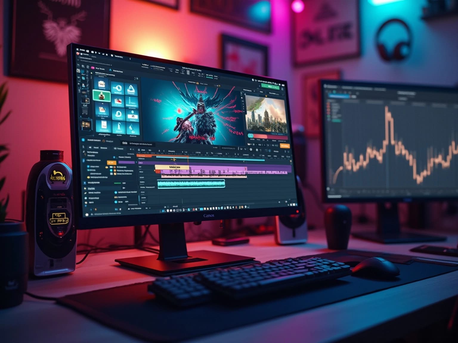 Innovative Content Creation Workspace