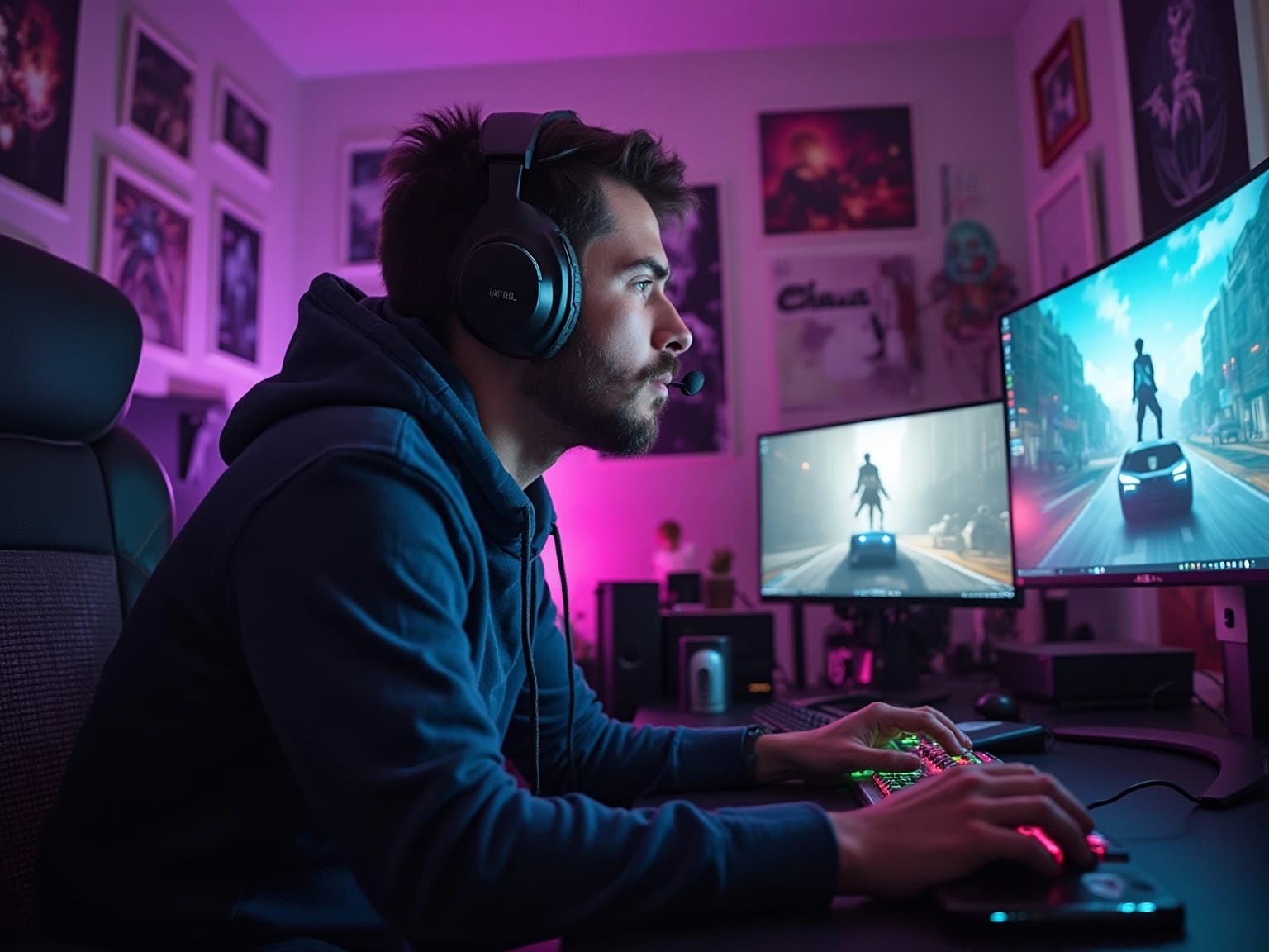 Influencer Creating Engaging Game Content