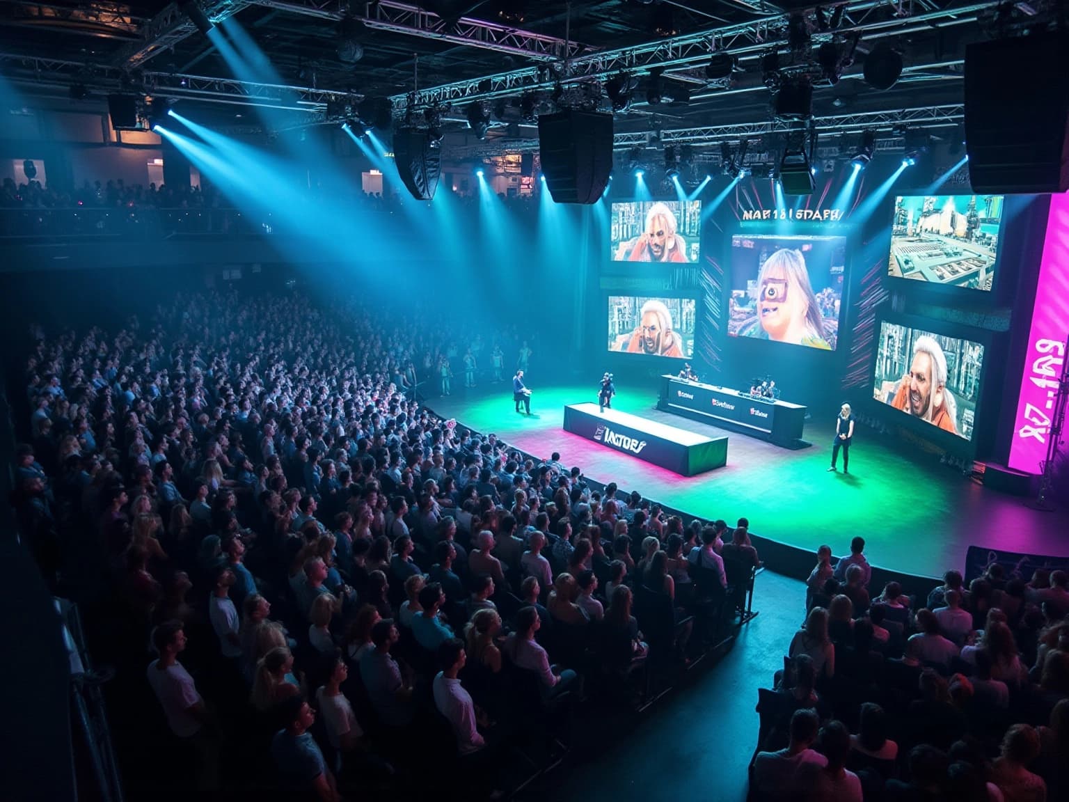 Dynamic Esports Event Atmosphere