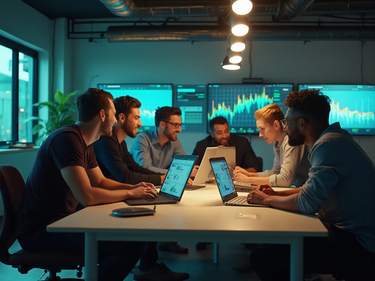 Marketing Team Analyzing Gaming Analytics