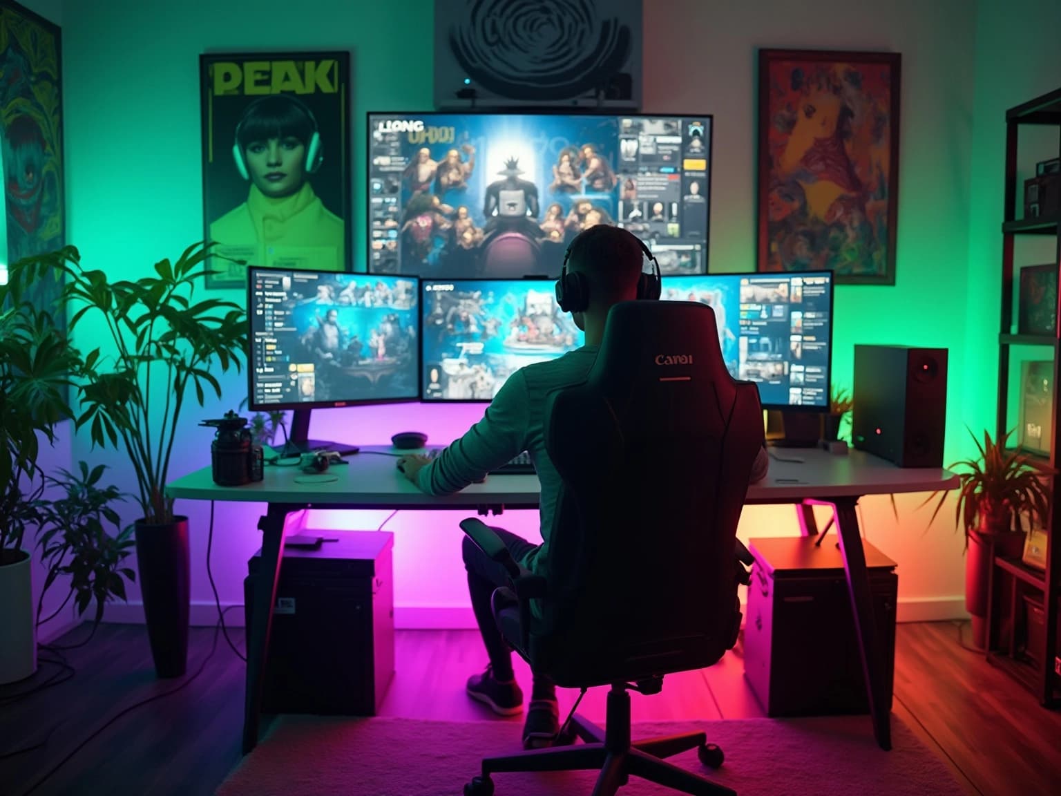 Dynamic Gaming Influencer Setup