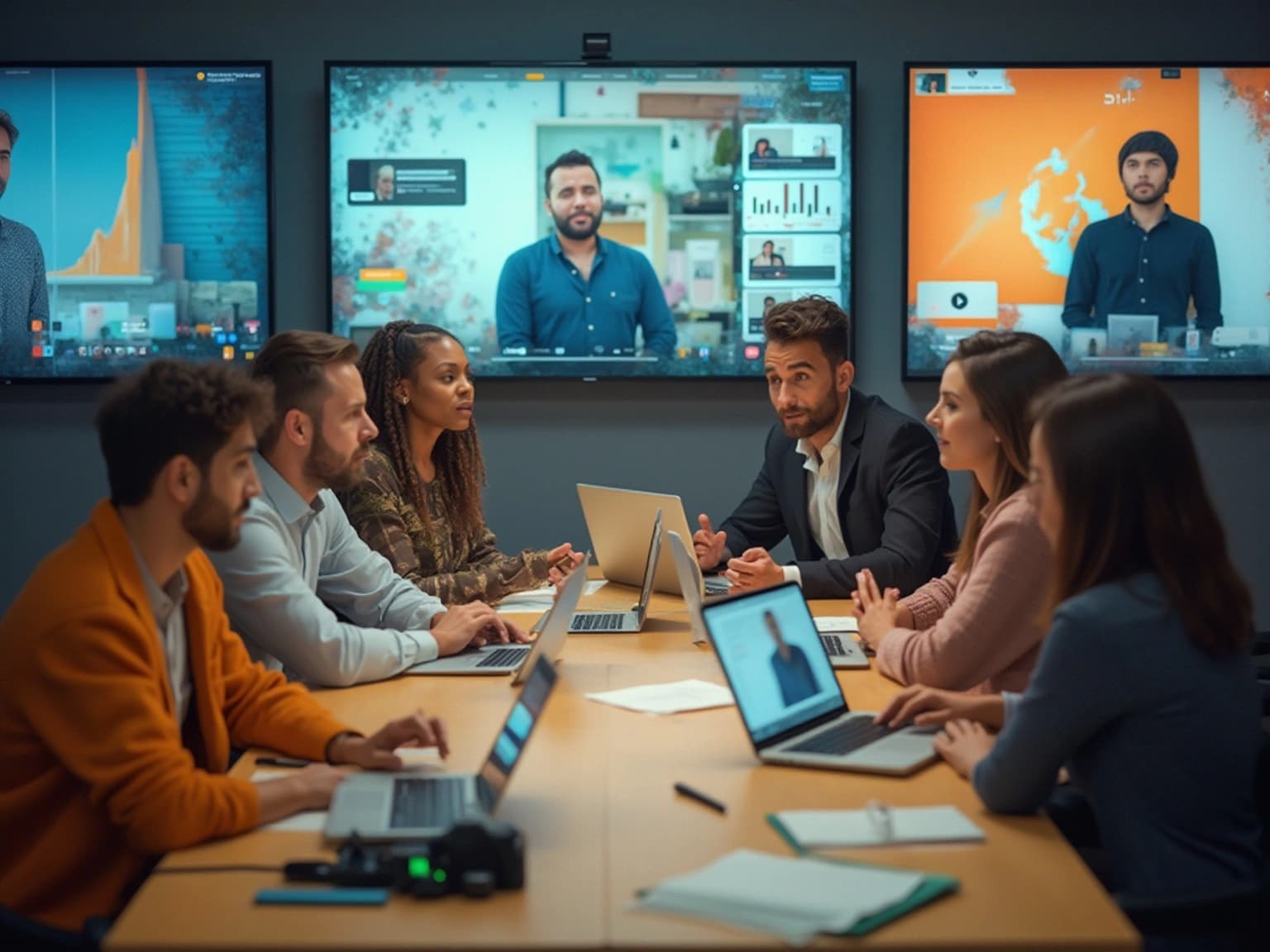 Collaborative Strategy Session for YouTube Influencer Marketing