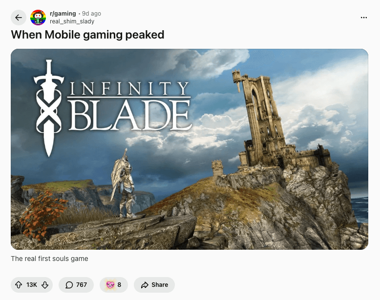 Reddit post screenshot