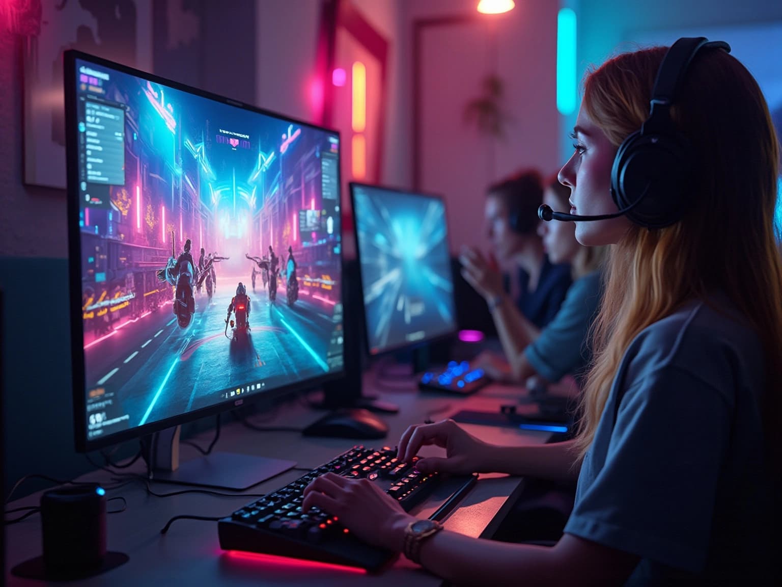 Vibrant Gaming Community Engagement