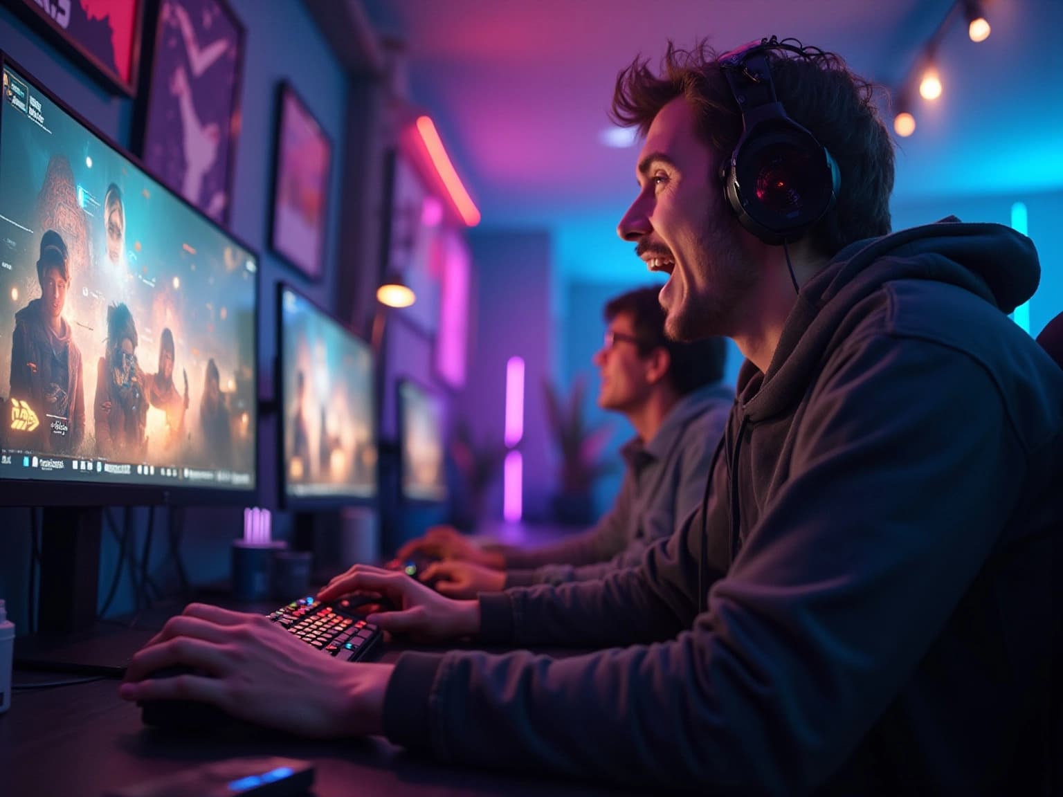 Gaming Influencer in Action