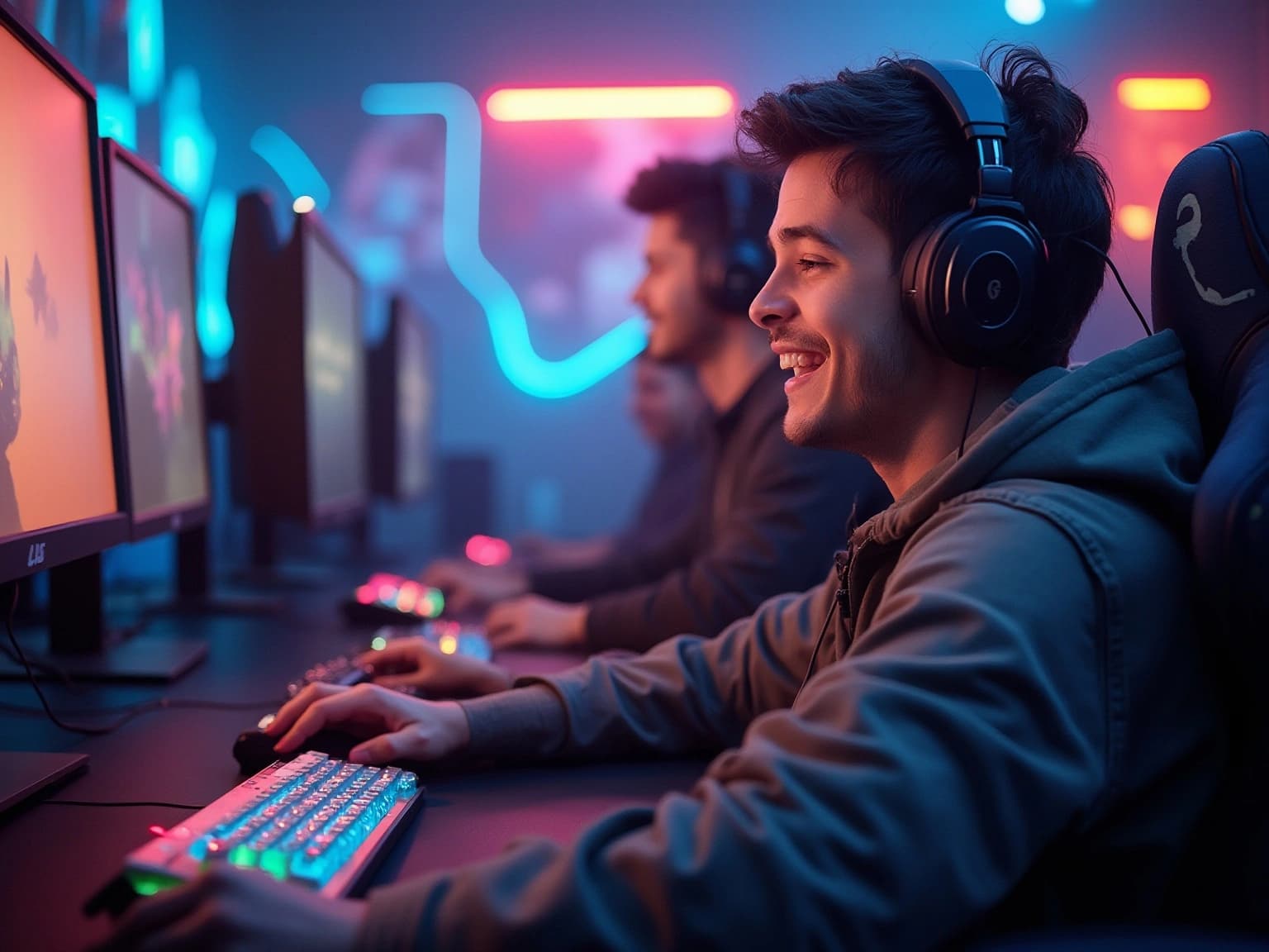 Engaging Gaming Influencer in Action