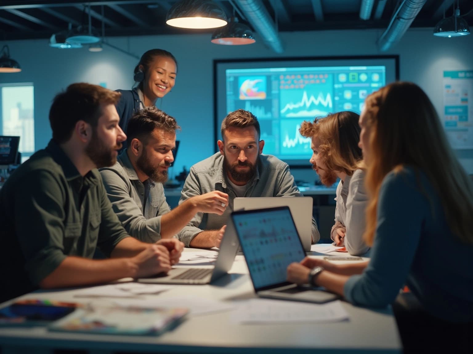 Collaborative Video Game Marketing Team