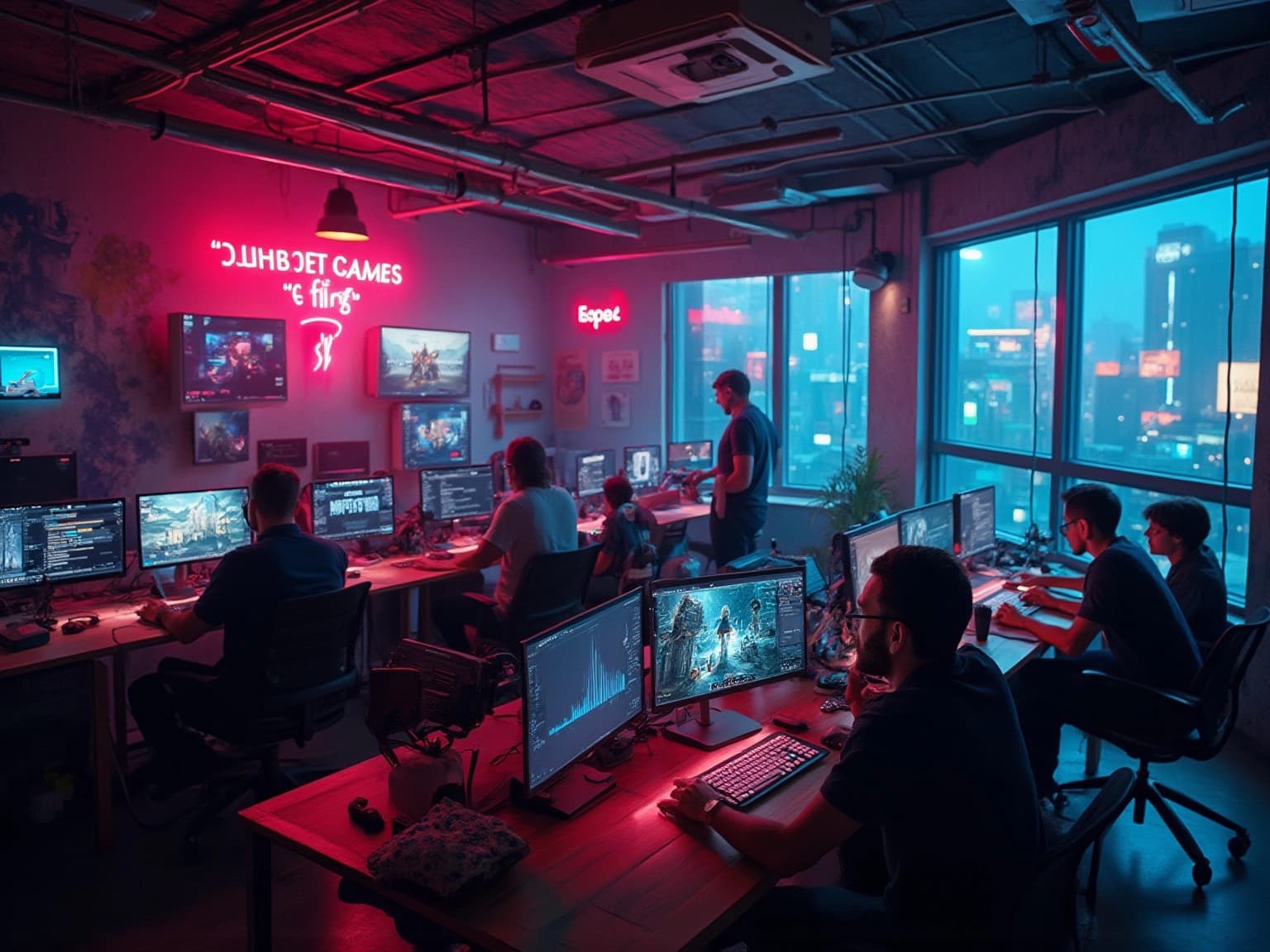 Innovative Video Game PR Workspace