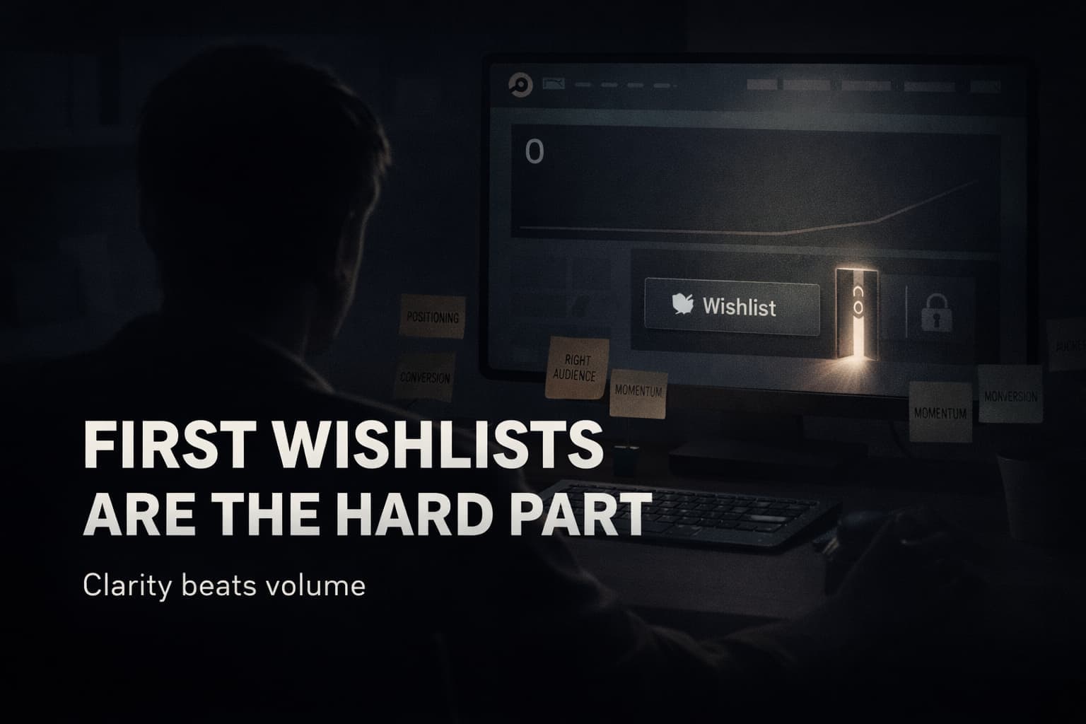 Marketing de wishlists en Steam cuando intentas conseguir tus primeros resultados