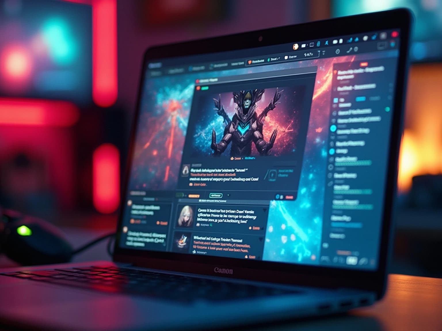 Engaging Gamer Blog Interface