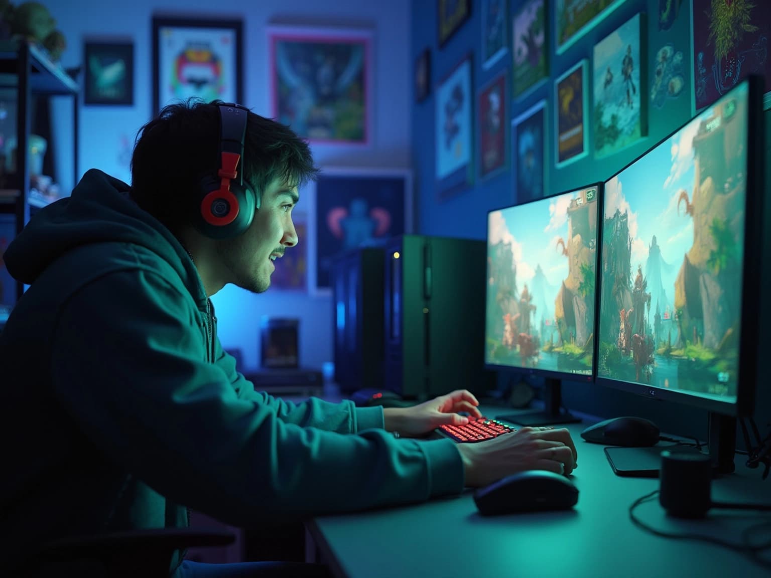 Engaged Gamer in a Vibrant Community