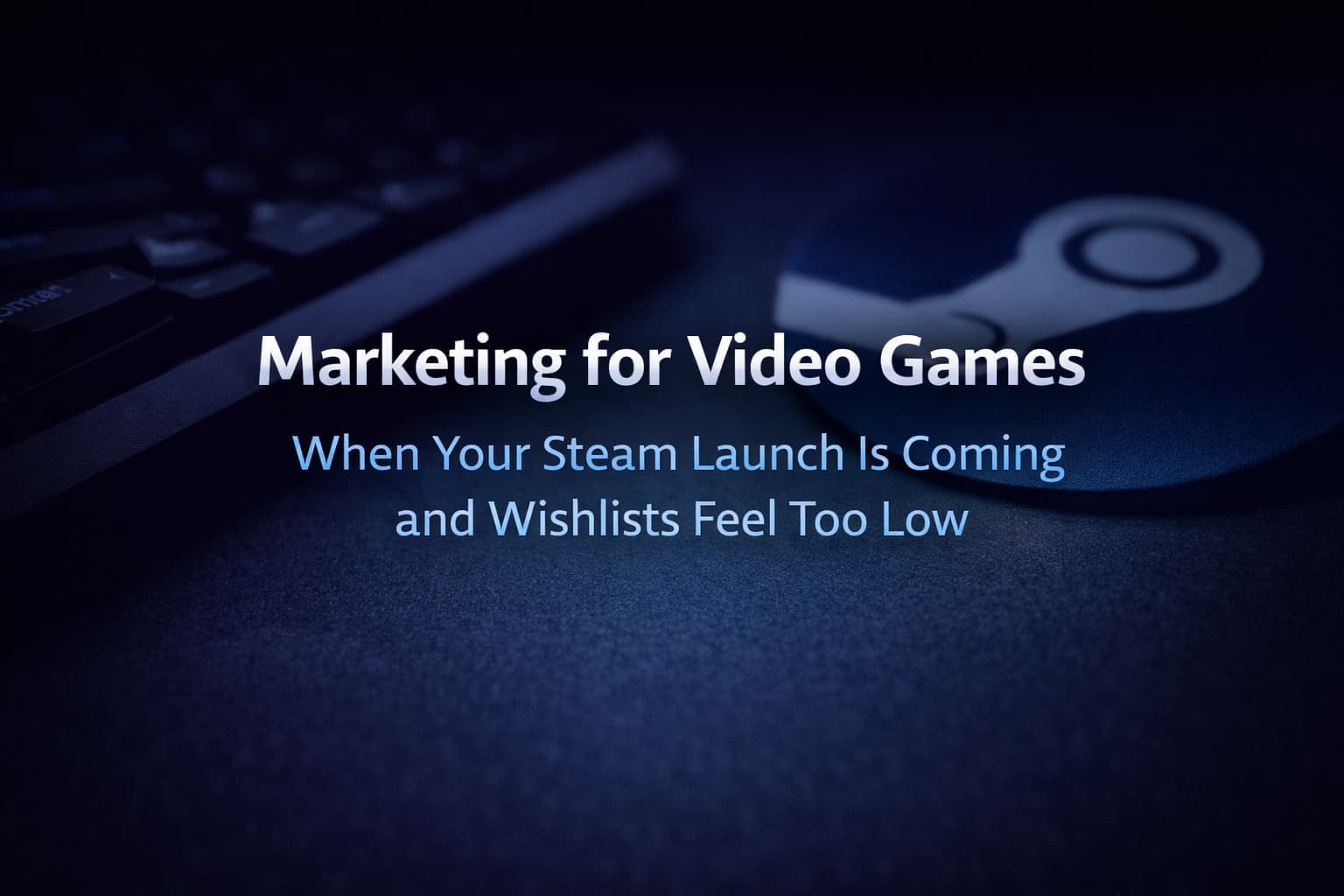 Marketing para videojuegos cuando se acerca tu lanzamiento en Steam y las wishlists se sienten demasiado bajas