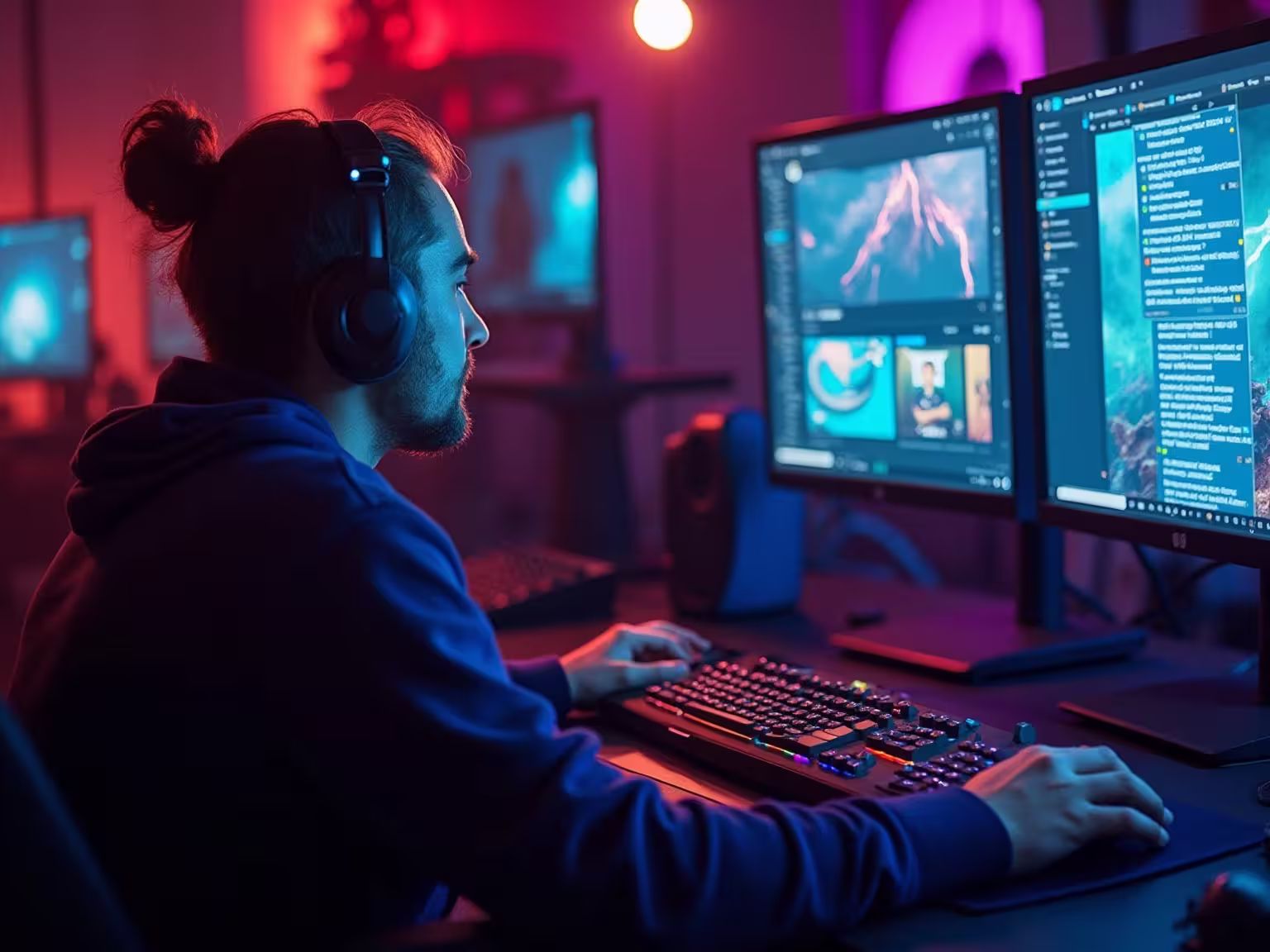 Aspiring Streamer in Action