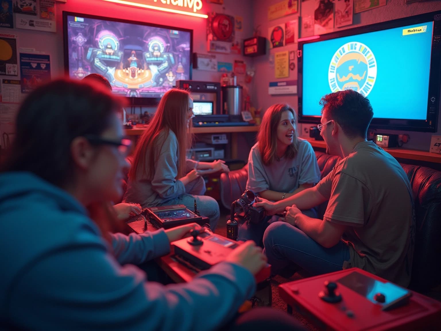 Nostalgic Retro Gaming Culture