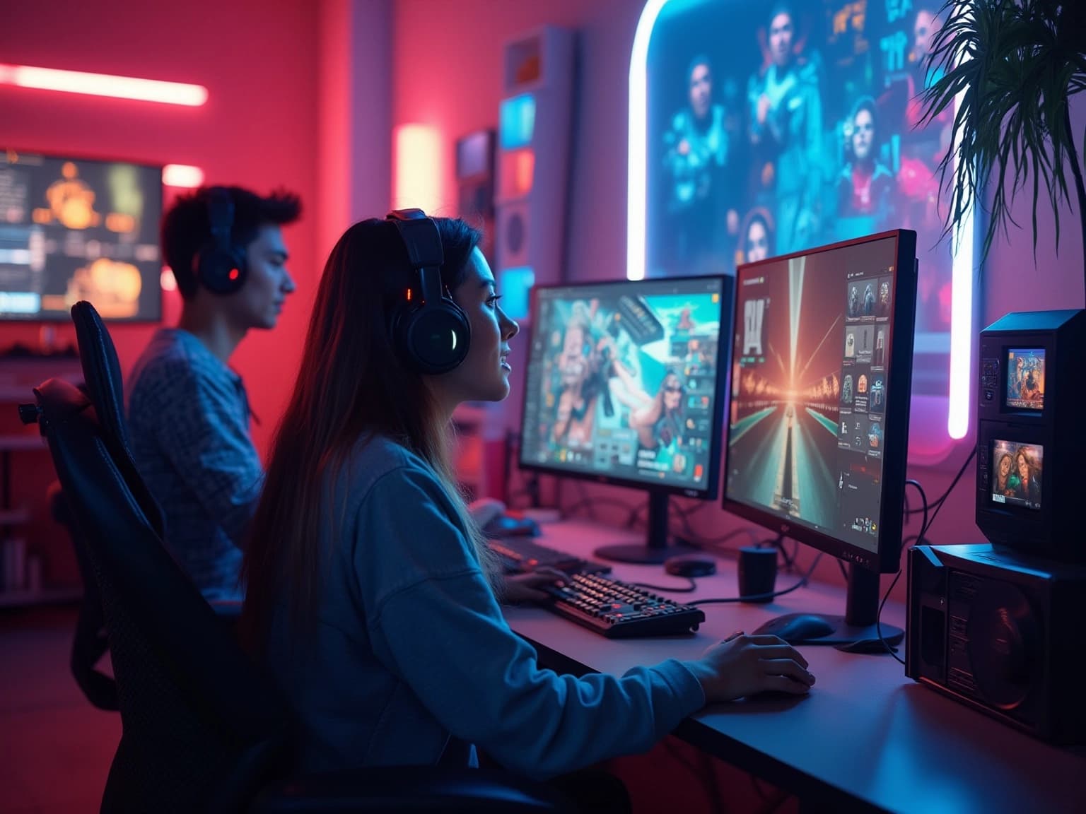 Gamers Collaborating on TikTok Marketing