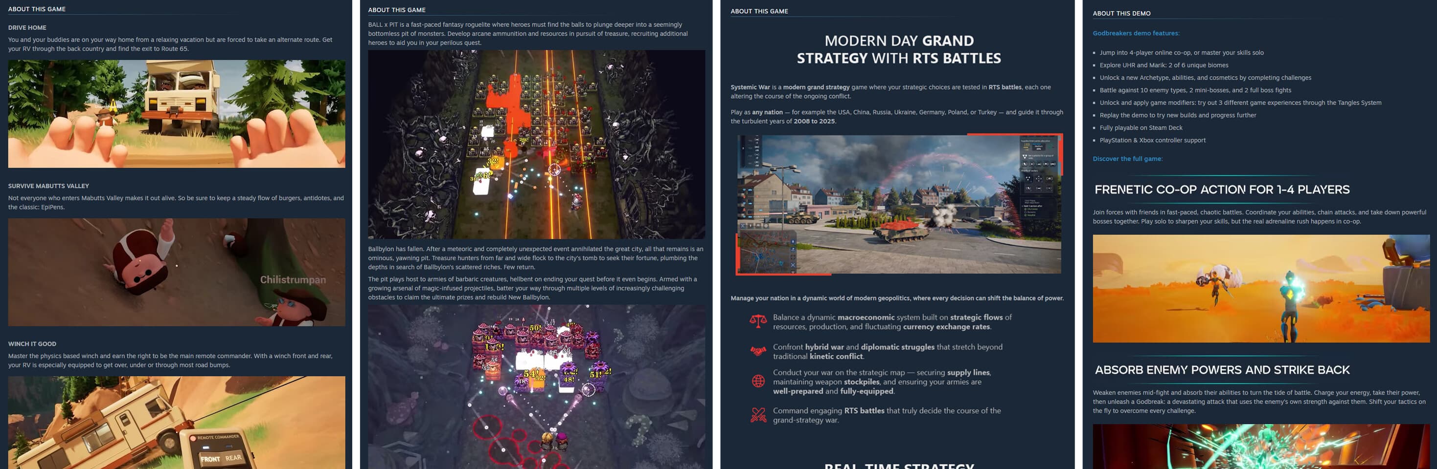 Come costruire una pagina Steam ad alta conversione che trasformi l’attenzione in wishlist. La descrizione: testo chiaro e onesto che costruisce fiducia. Image 2