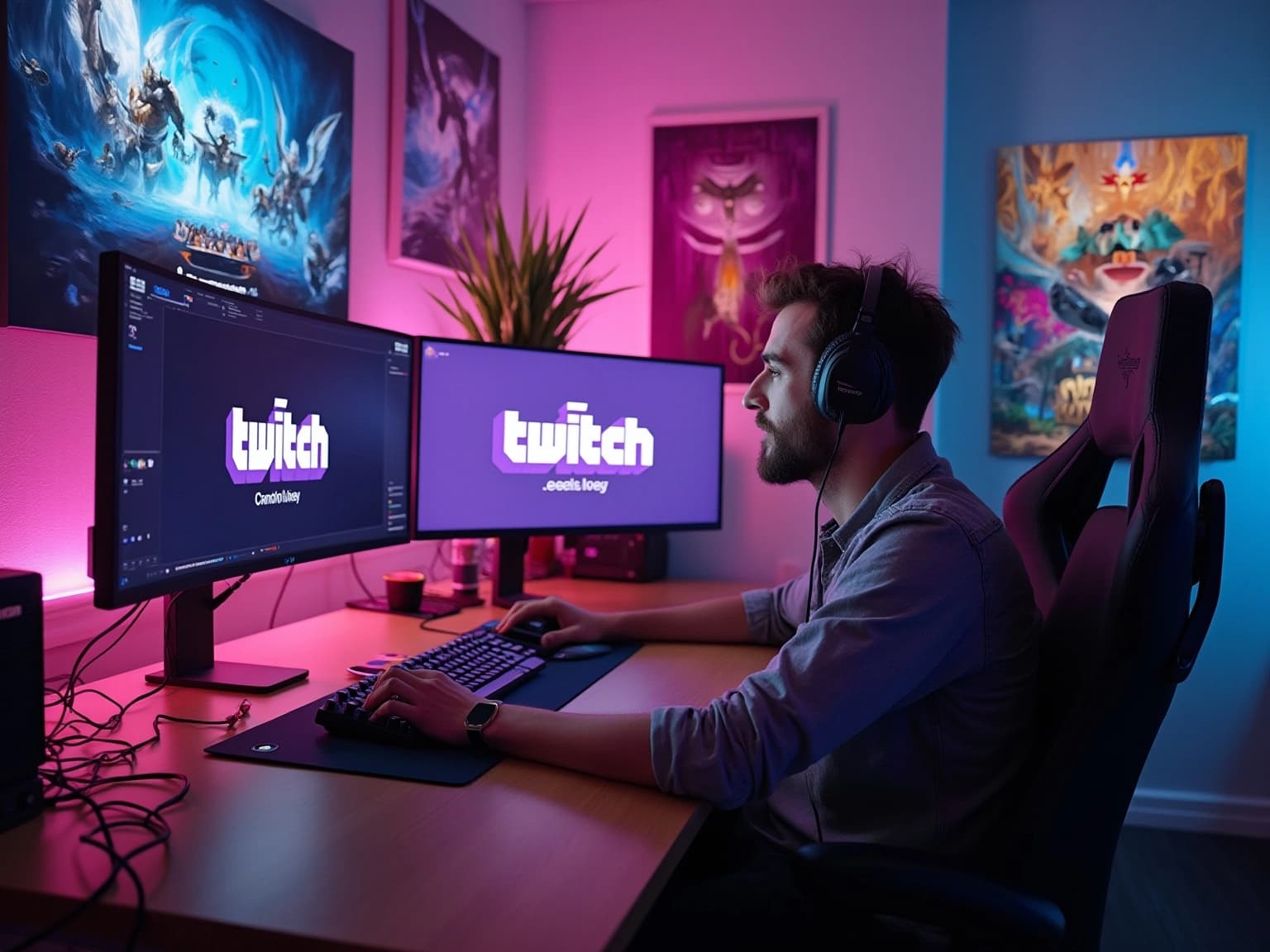 Twitch Streamer Building a Personal Brand