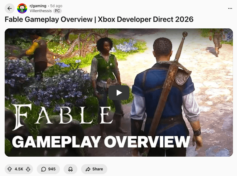 Reddit post screenshot