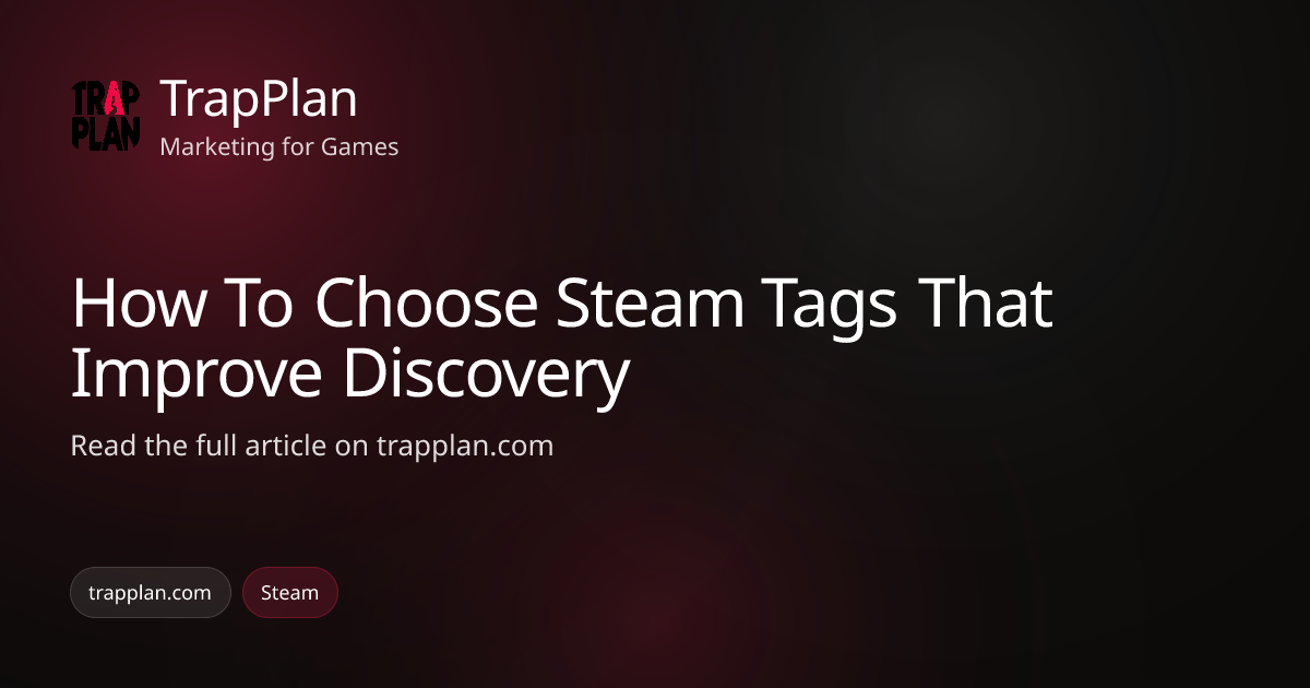 How To Choose Steam Tags That Improve Discovery